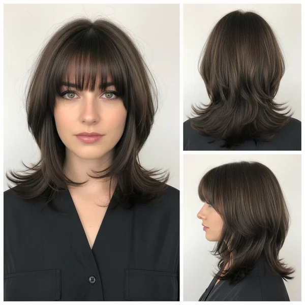 Butterfly Haircut With Bangs