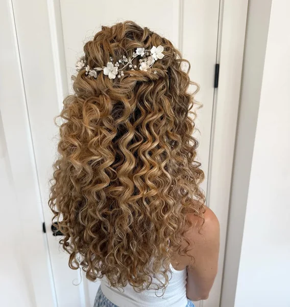 long layered haircuts curly hair