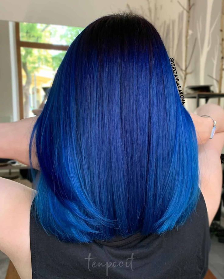 30 Royal Blue Hair Color Ideas That Will Make You Feel Like a Queen
