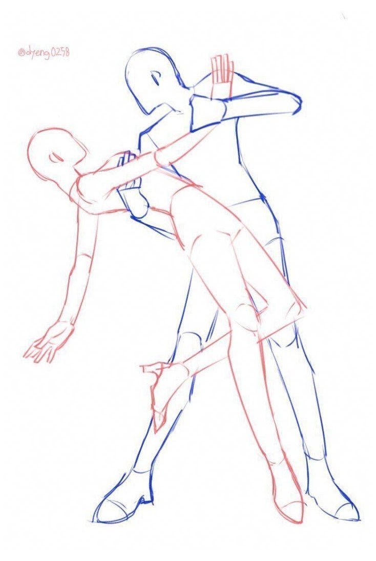 Drawing Reference Poses 2 People