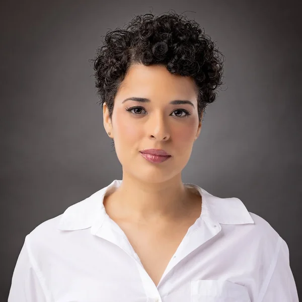 undercut pixie haircut curly