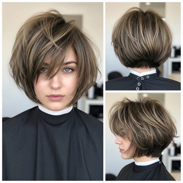 Choppy Inverted Bob Hairstyles