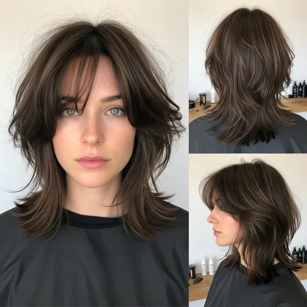 Choppy Shag Hairstyles Medium Fine Hair