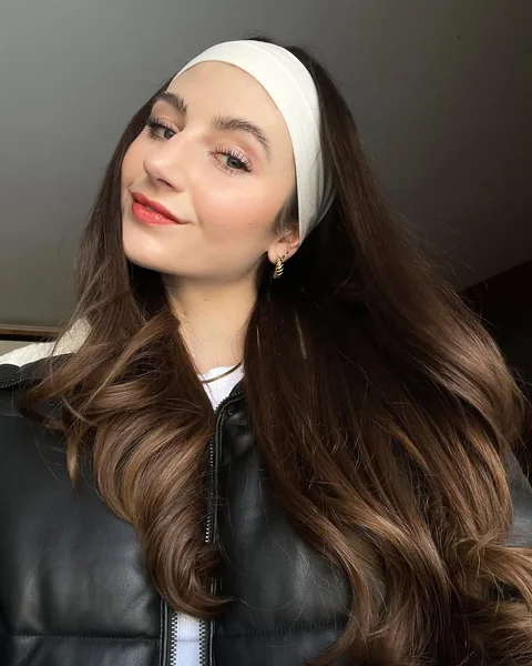Classic Effortless Updo with Cozy Turtleneck Style