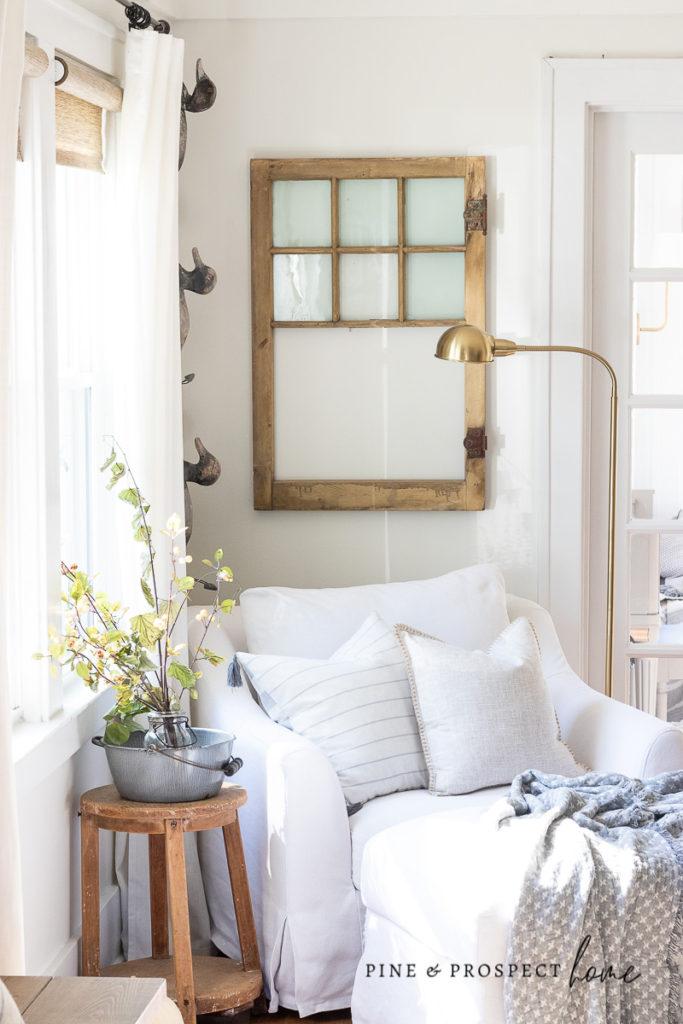 Simple and Neutral Fall Living Room Decor - Pine and Prospect Home