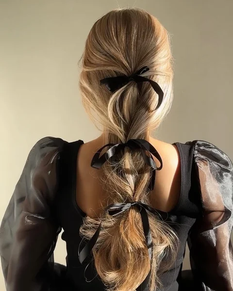 Cozy Chocolate Balayage Waves with Subtle Face Frame