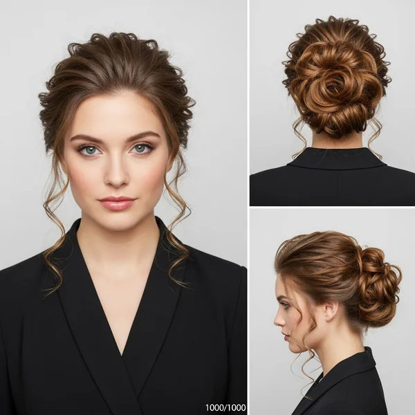 Curly Bun Hairstyles Prom