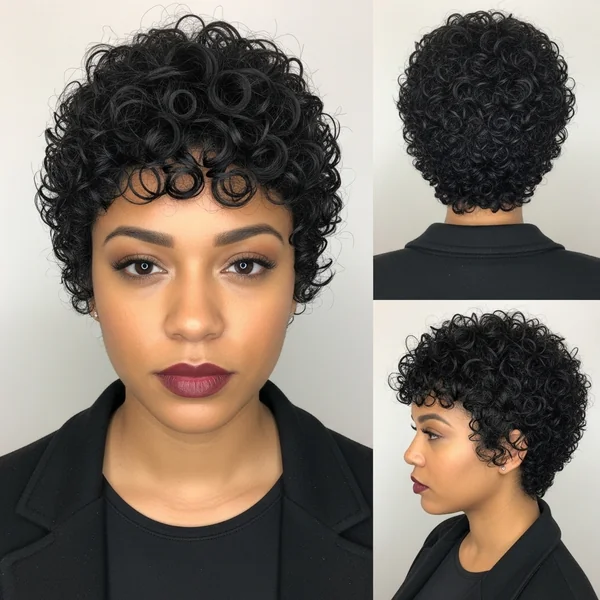 Curly Hairstyles For Short Hair Winter