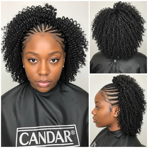 curly braided hairstyles for black women