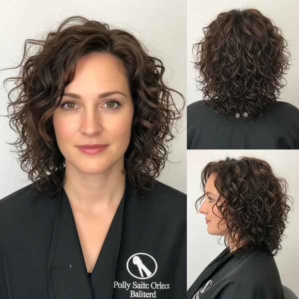 curly hairstyles for medium hair