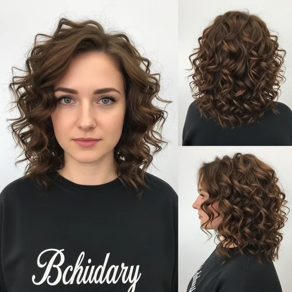 curly hairstyles for medium hair wedding