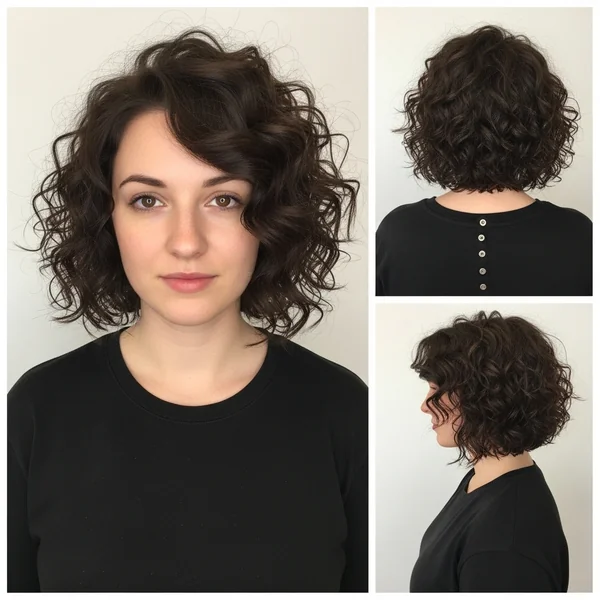 Curly Inverted Bob Hairstyles
