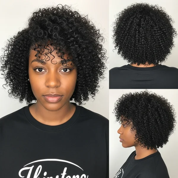 Curly Short Bob Hairstyles Black Women