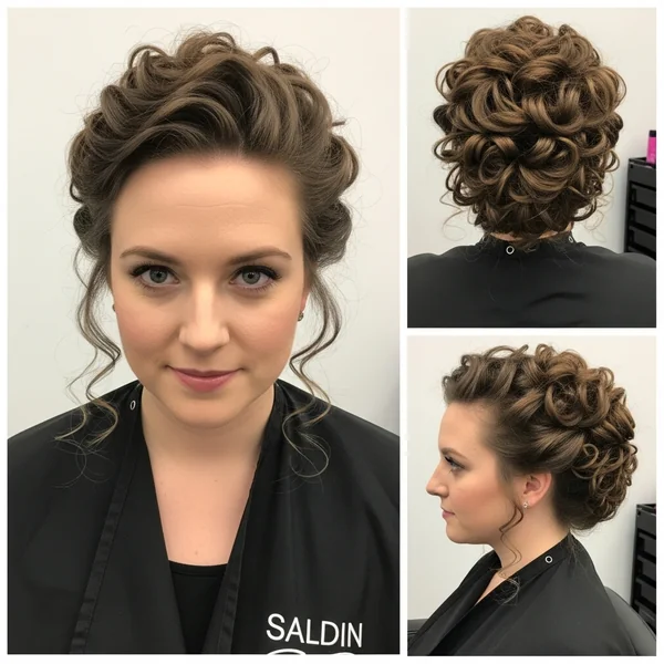 curly updo hairstyles