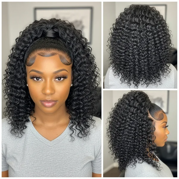 Curly Weave Ponytail