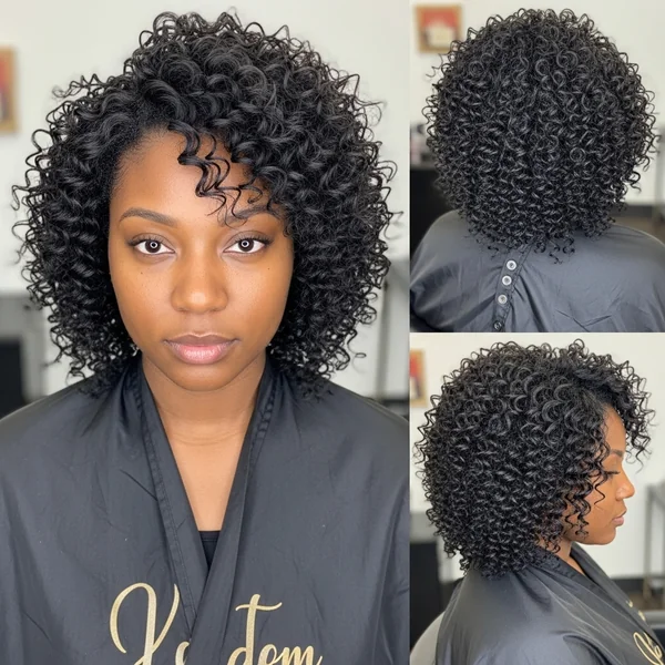 curly wedding hairstyles for black women