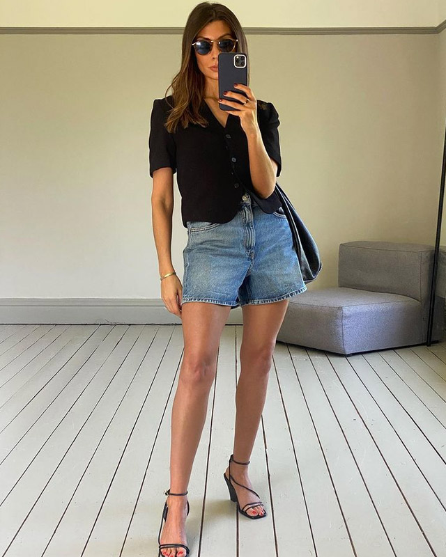 10 Simple But Stylish Denim Shorts Outfits