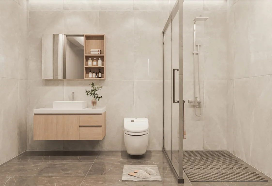 9 Aesthetic and Comfortable Bathroom Design Inspirations