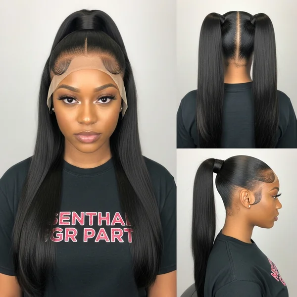 Double Frontal Ponytail