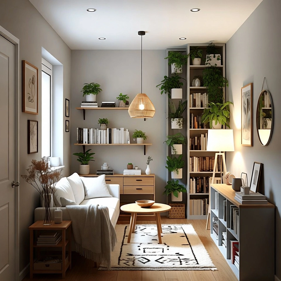 Narrow Living Room