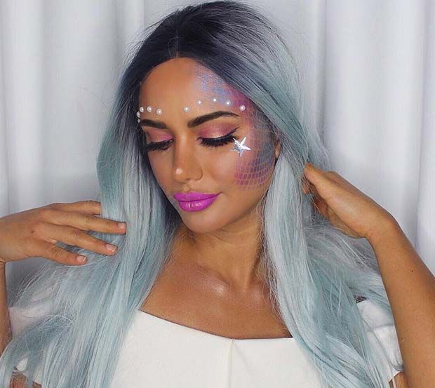 45 Mermaid Makeup Ideas for Halloween