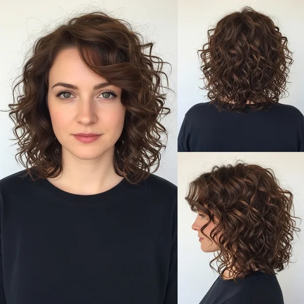 Easy Medium Length Curly Hairstyles