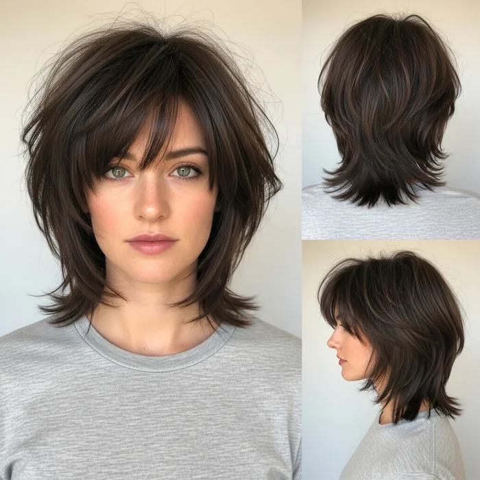 edgy bob haircuts choppy layers medium length hairstyles