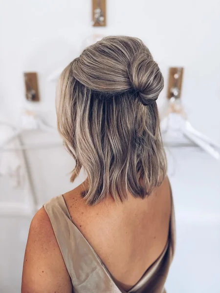 Edgy Blonde Spiky Top Knot for Trendsetter
