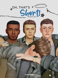 Sims 4 Male hair | sims 4, sims, mens hairstyles