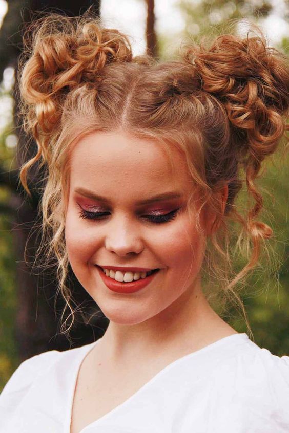 Space Buns for Valentine's Day