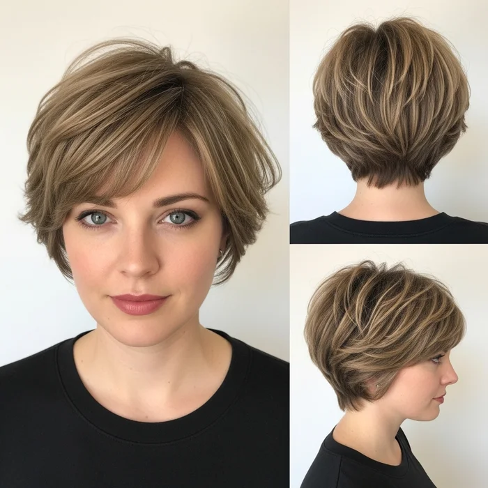Feminine Pixie Haircut