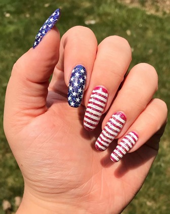 50 Fourth of July Nail Art Ideas - Days Inspired