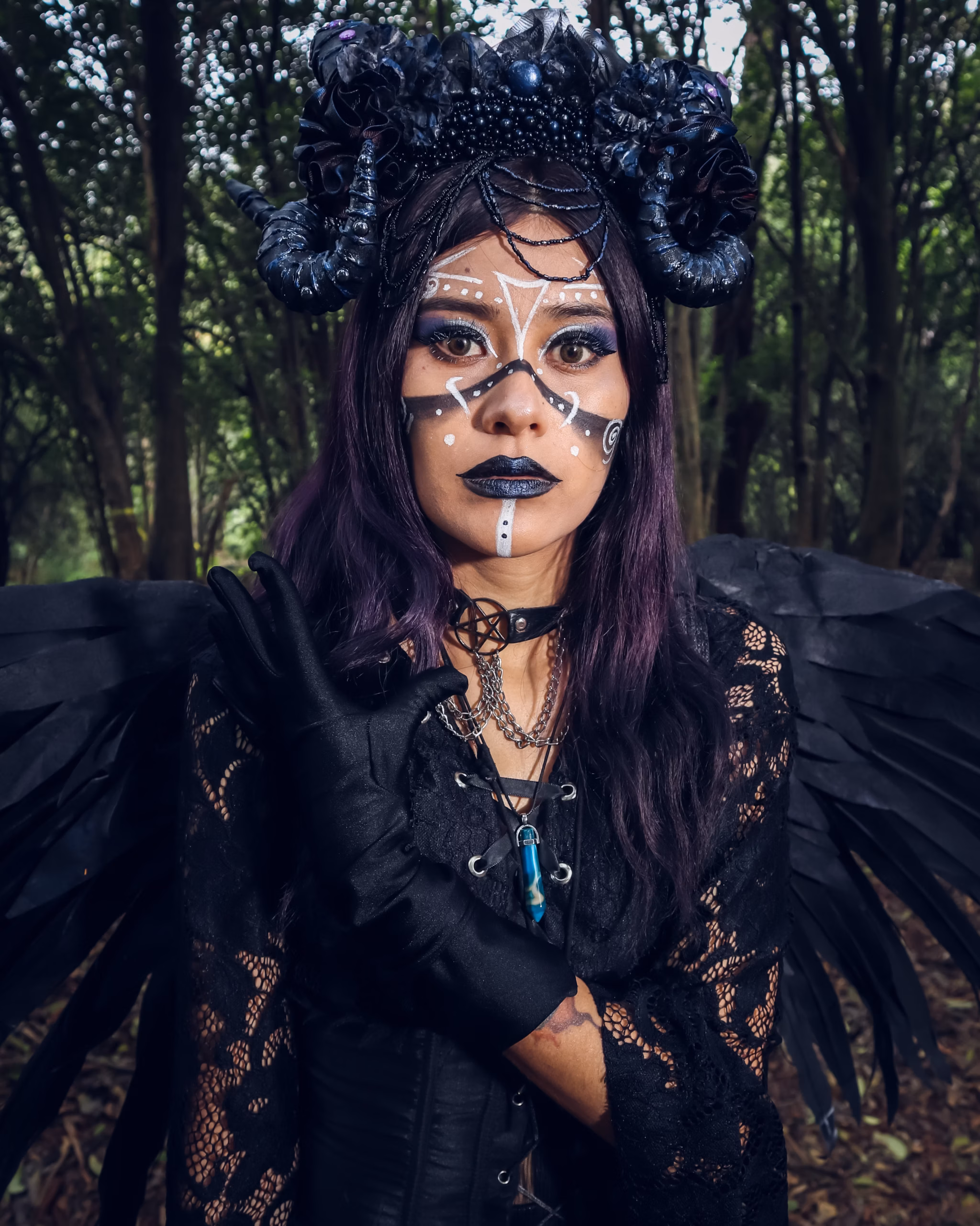 Woman Wearing a Costume and Makeup · Free Stock Photo