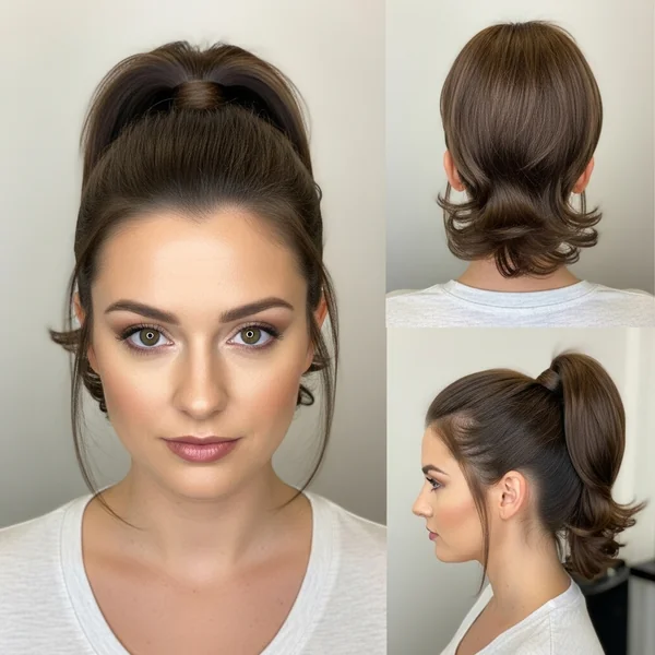 Frontal Ponytail Updo