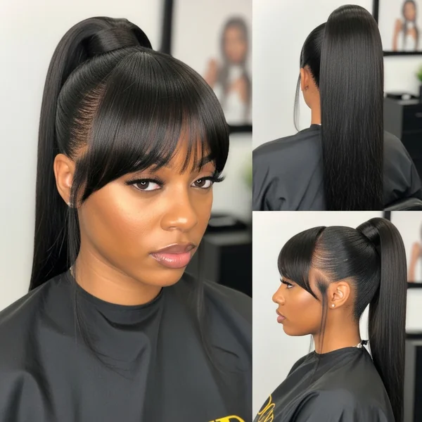 Frontal Ponytail With Bang