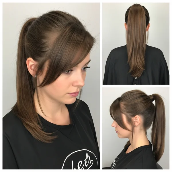 Frontal Ponytail With Swoop