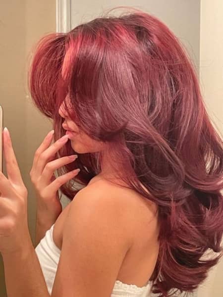 Stunning Ways to Style Cherry Red Hair Color