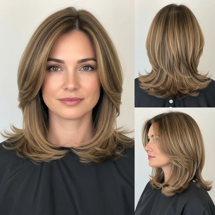 haircuts for medium length hair layered low maintenance