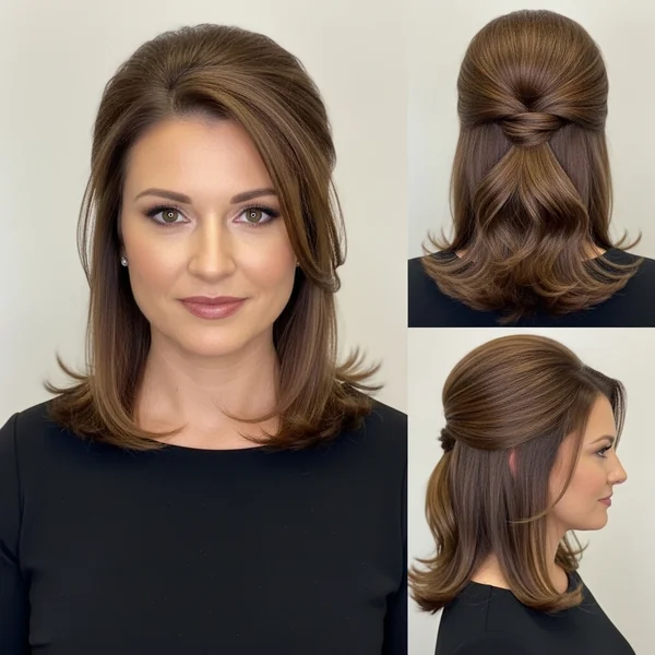 Hairstyles For Prom Medium Length Brown Hair