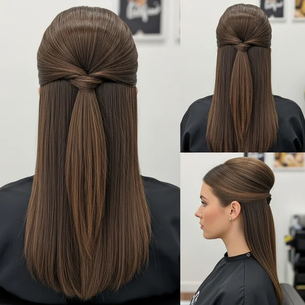 Hairstyles For Long Straight Hair Updo