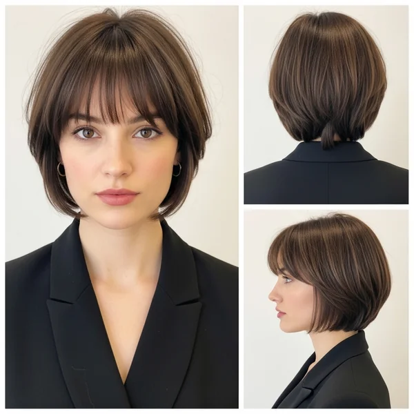 Hairstyles For Short Hair With Bangs