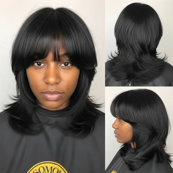 Hairstyles With Bangs Black Women