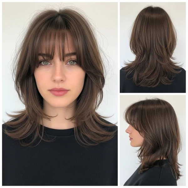 Hairstyles With Curtain Bangs