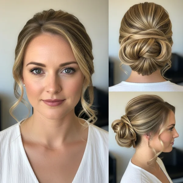 Half Bun Hairstyles Wedding