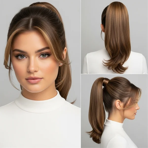 High Ponytail Hairstyles For Prom Sleek