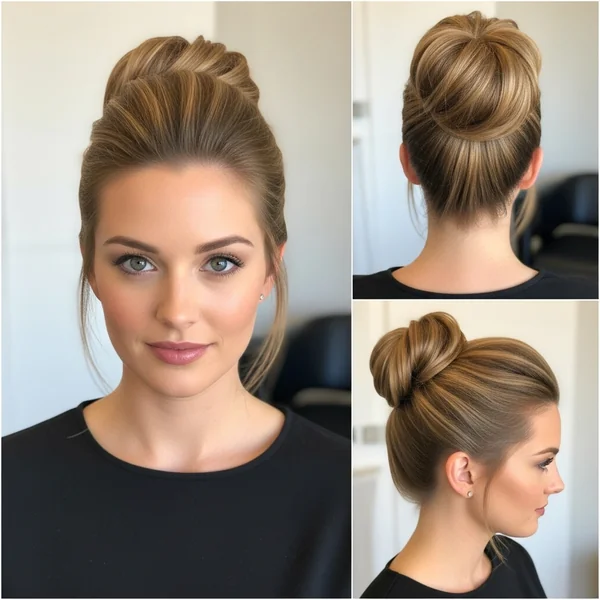 High Bun Wedding Hairstyles