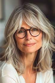 60 Chic Hairstyles for Women Over 60 With Bangs