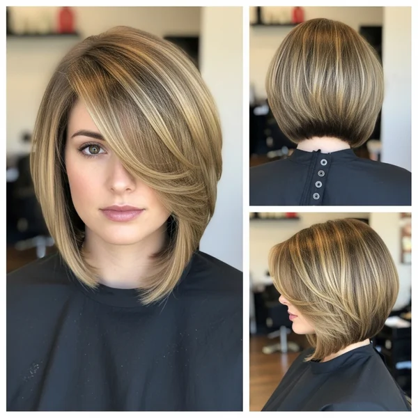 Inverted Long Bob Hairstyles for Fine Hair