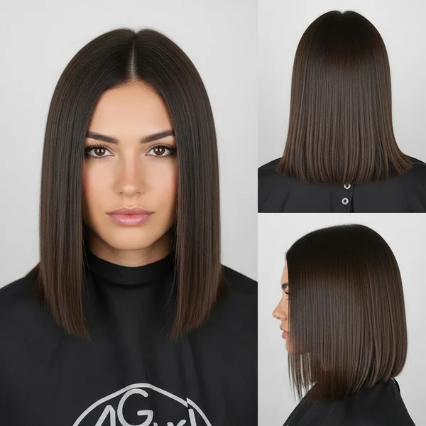 italian bob haircut straight hair
