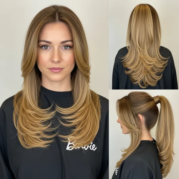 Layered Barbie Ponytail